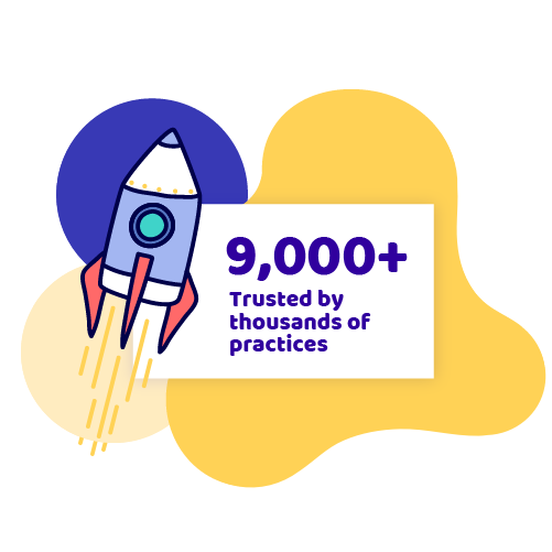 8,000+ Trusted by thousands of practices